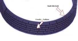 Cracked Drive Belt Milton Nissan Ontario
